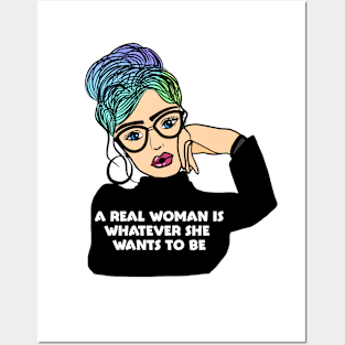 A woman is version 2 Posters and Art